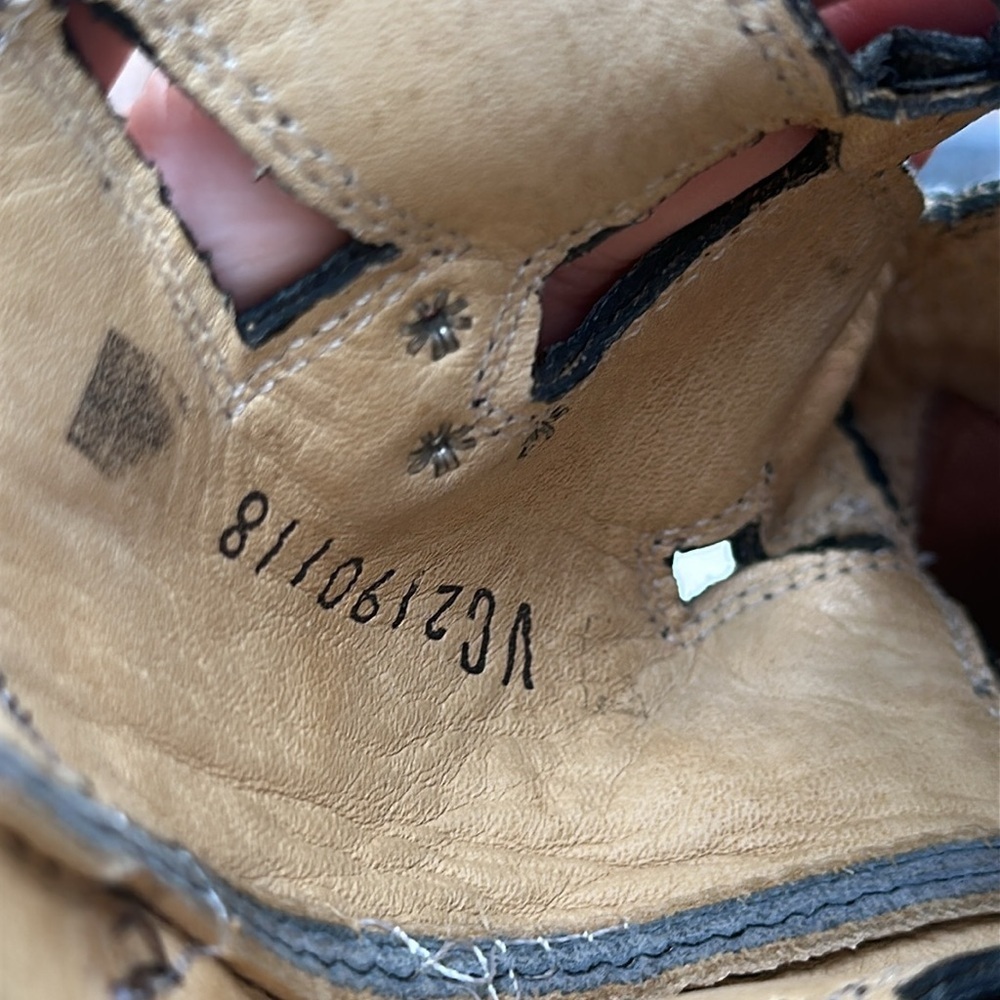 Corral Python Western Snip Toe Boots Cut Out Cros… - image 10